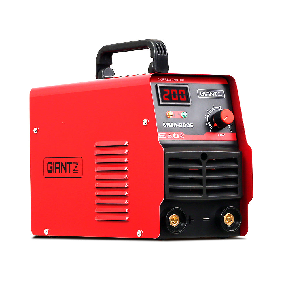 Giantz 200 Amp Inverter Welder MMA ARC DC IGBT Welding Machine Stick Portable