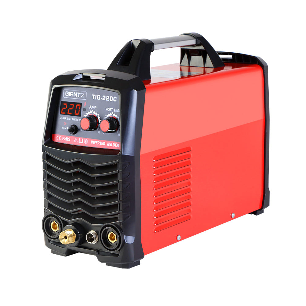 GIANTZ TIG Inverter Welder Portable MMA ARC Stick DC Gas Welding Machine 220Amp