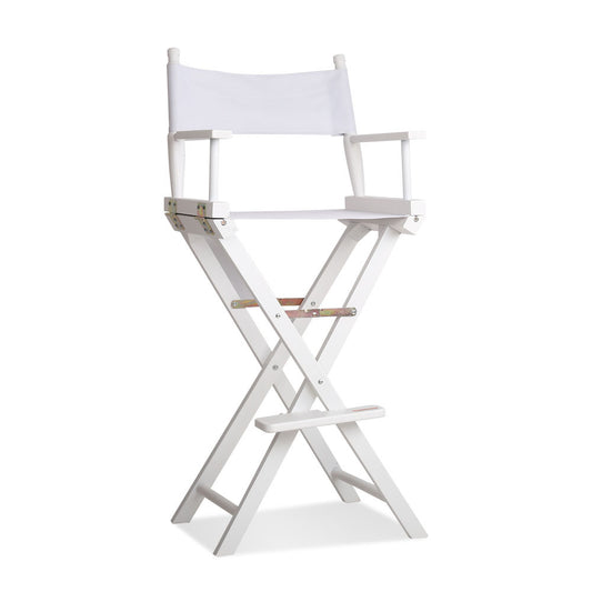 Artiss Tall Director Chair - White