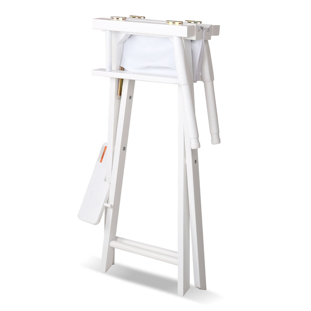 Artiss Tall Director Chair - White