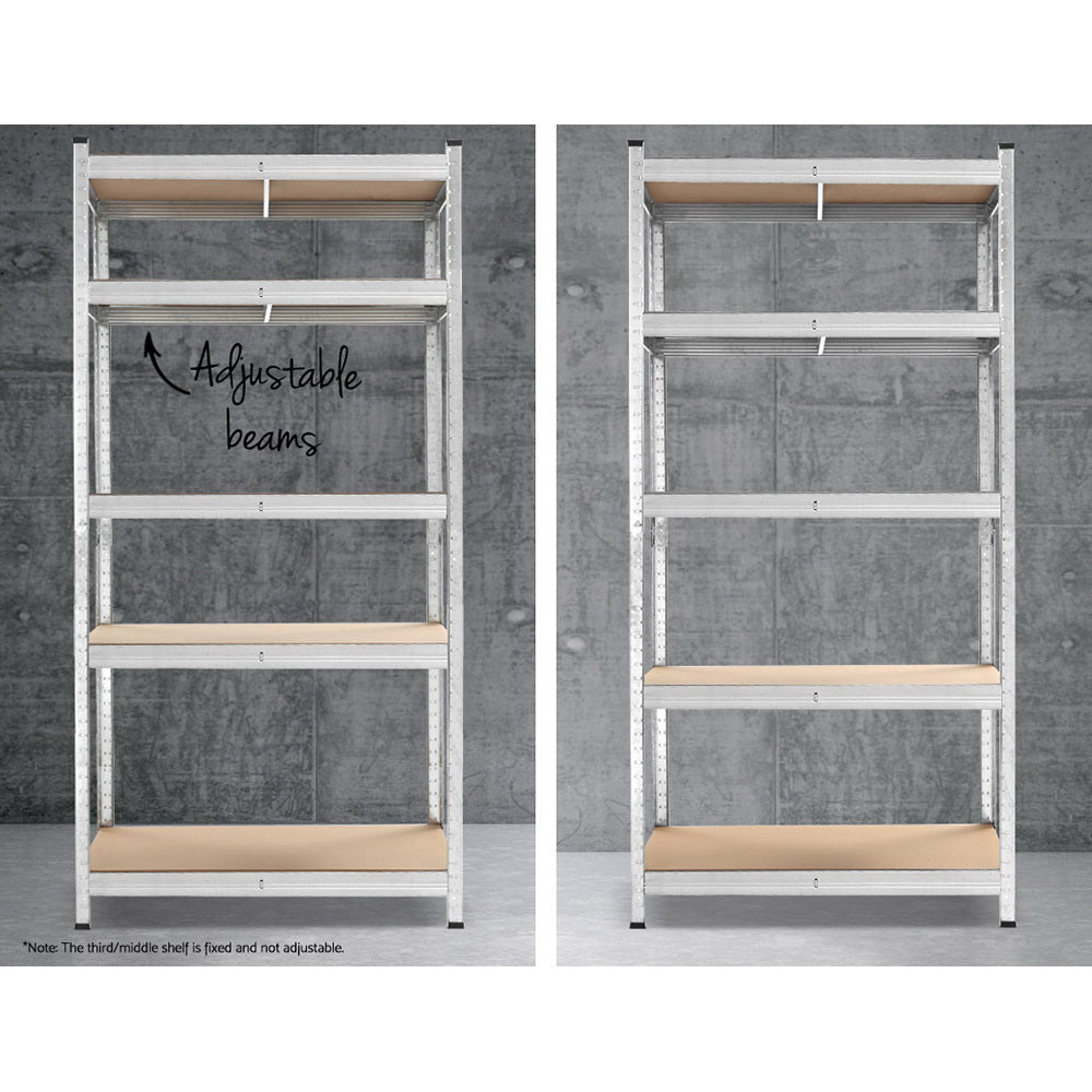 Giantz 0.9M Warehouse Racks Storage Shelf Racking Rack Shelving Garage Steel