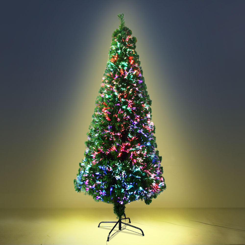 Jingle Jollys 1.8M 6FT LED Christmas Tree Multi Colour