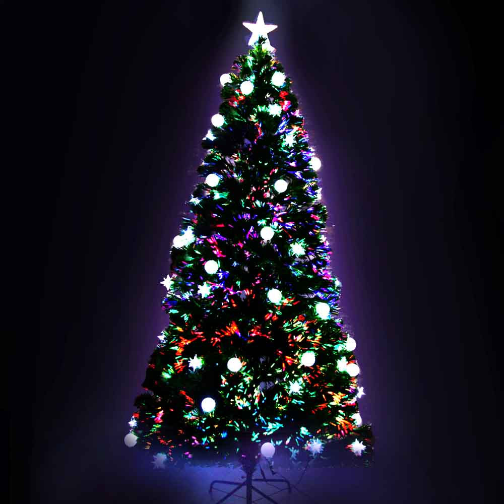 Jingle Jollys 2.1M 7FT LED Christmas Tree Multi Colour