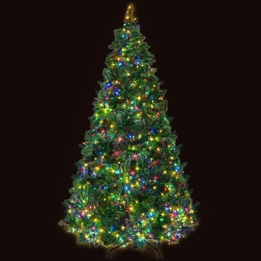Jingle Jollys Christmas Tree 2.1M Green With 1134 LED Lights 8 Modes Multi Color