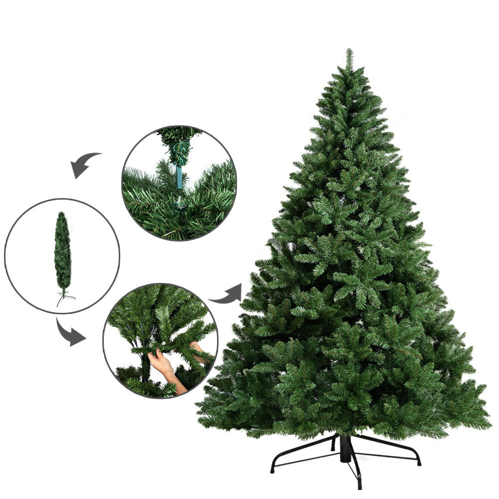 Jingle Jollys 8FT Christmas Tree - Green