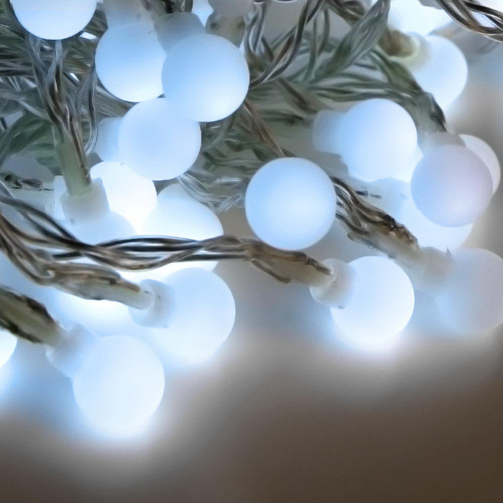 Jingle Jollys 300 LED Curtain Lights - Cold White