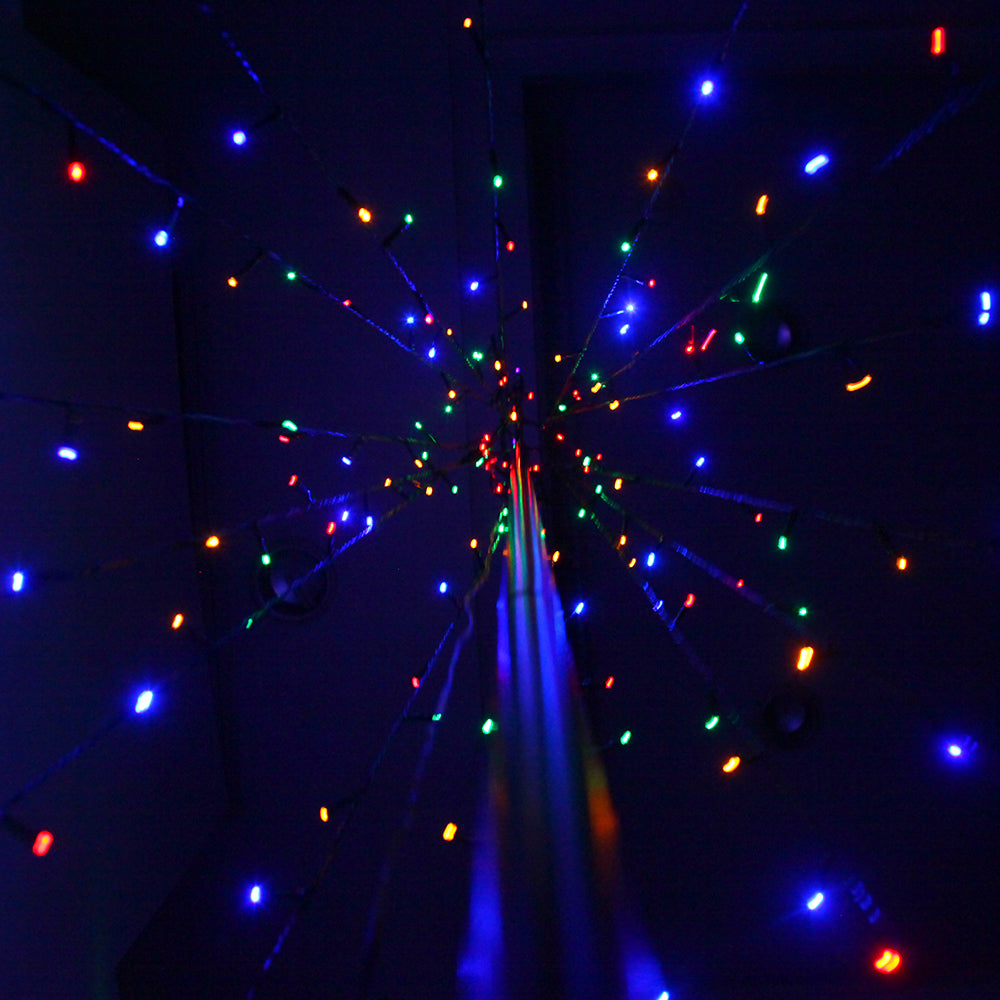 Jingle Jollys 3.6M LED Christmas Tree Lights 400 LED Xmas Multi Colour Optic Fiber