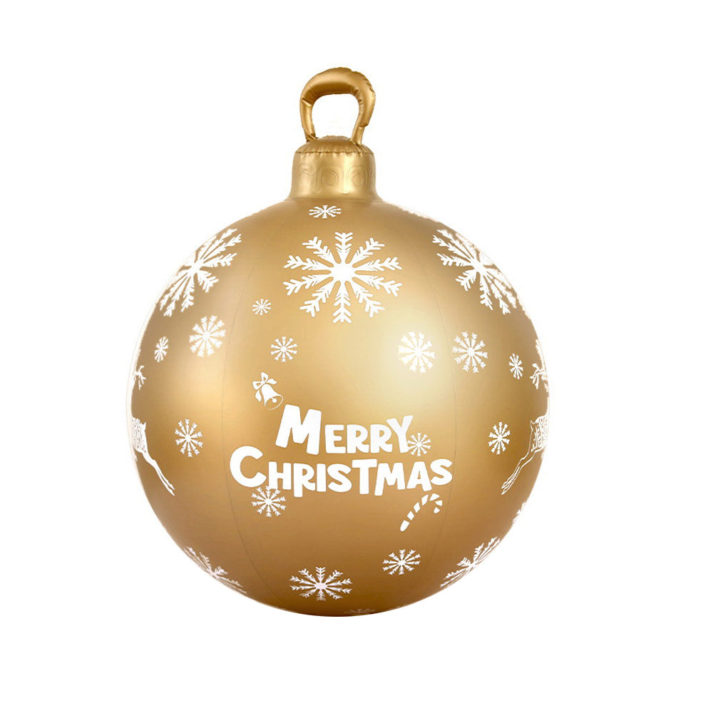 Jingle Jollys Christmas Inflatable Ball 60cm Decoration Giant Bauble Gold