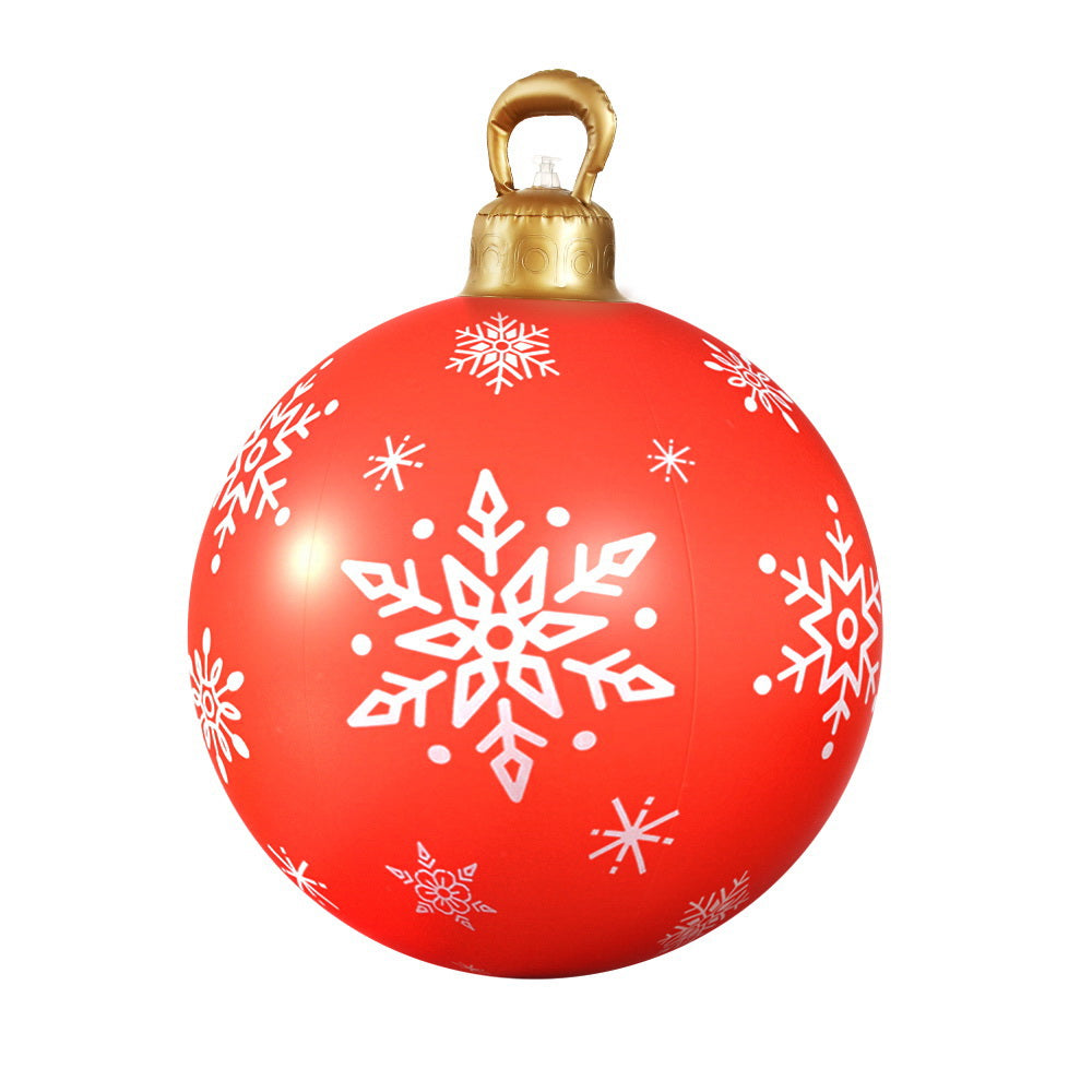 Jingle Jollys Christmas Inflatable Ball 60cm Decoration Giant Bauble Red