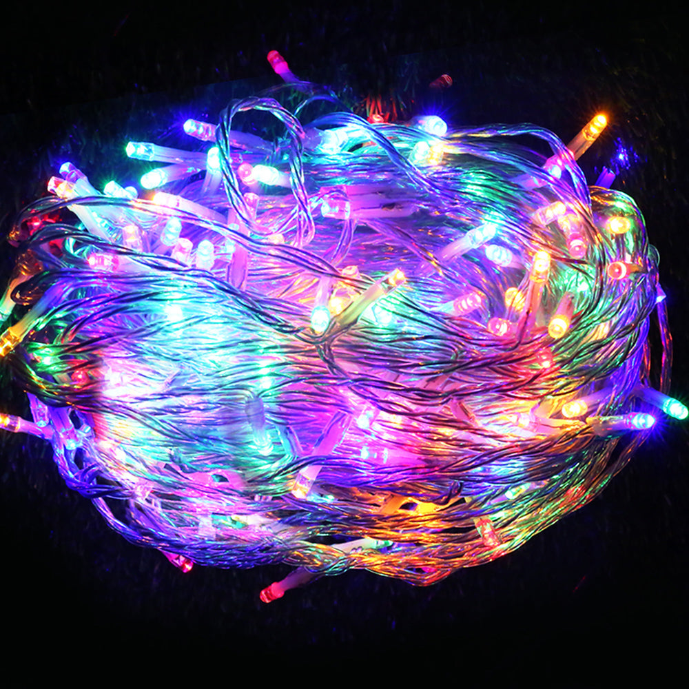 Jingle Jollys 100M Christmas String Lights 500LED Multi Colour