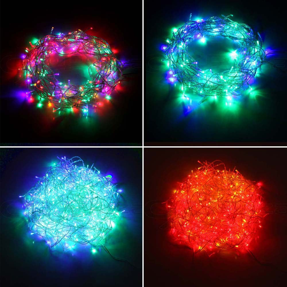 Jingle Jollys 100M Christmas String Lights 500LED Multi Colour