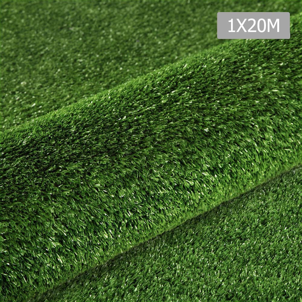 Primeturf Artificial Synthetic Grass 1 x 20m 10mm - Olive Green