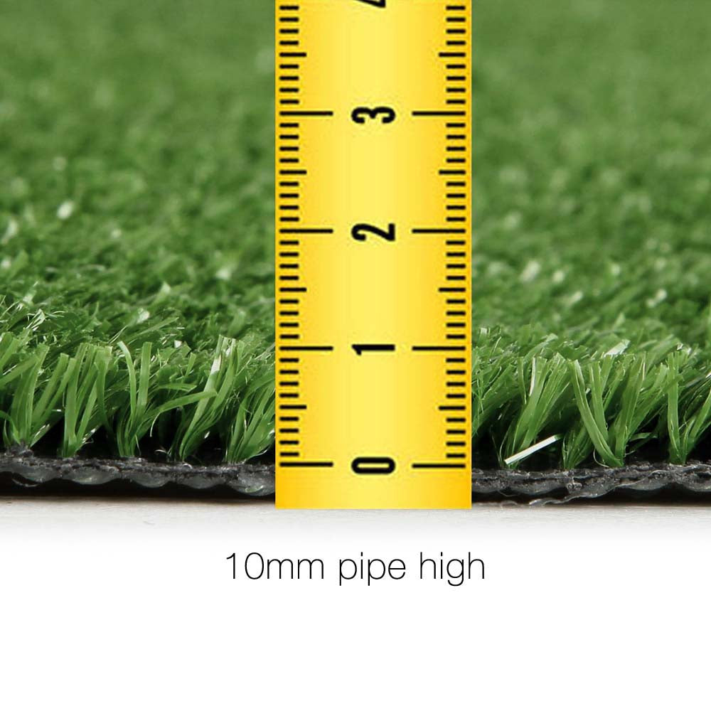 Primeturf Synthetic 10mm 1mx20m 20sqm Artificial Grass Fake Turf Olive Plants Plastic Lawn