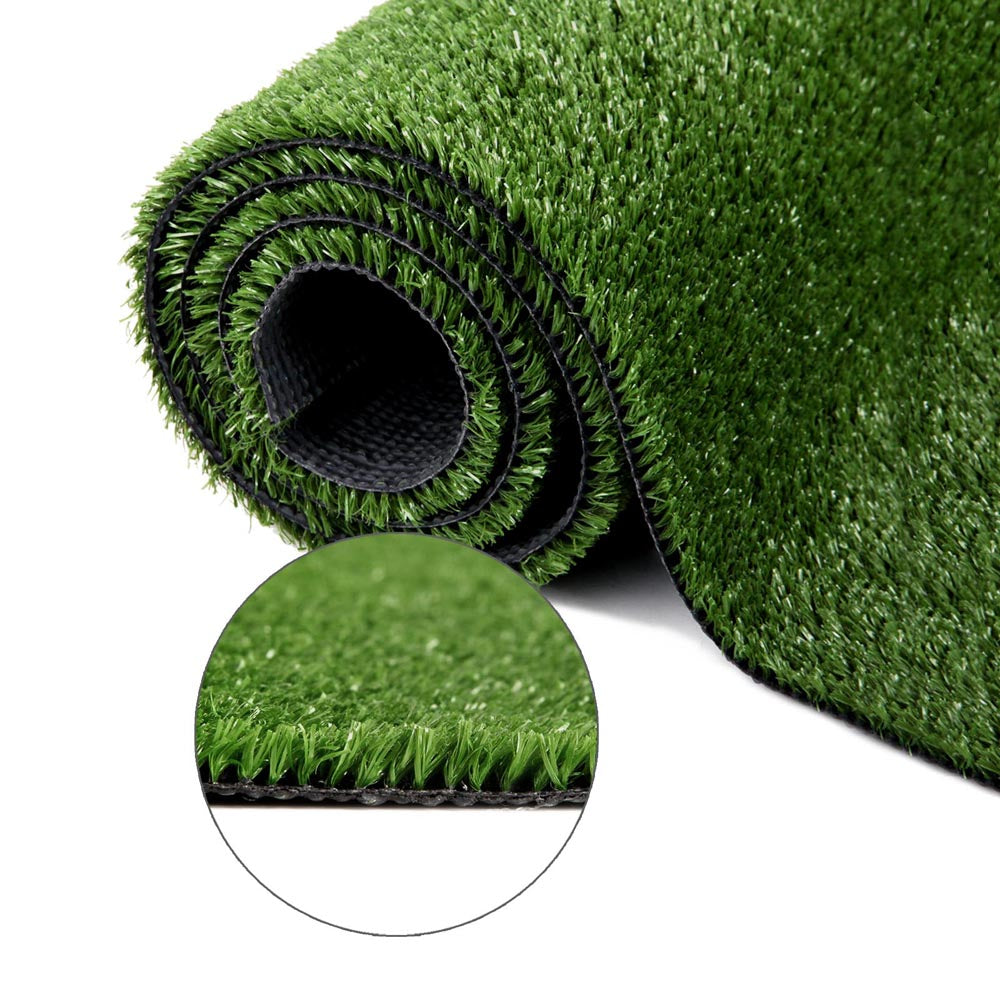 Primeturf Artificial Grass 1X10M Synthetic Fake Turf Plastic Olive Plant Lawn 17mm