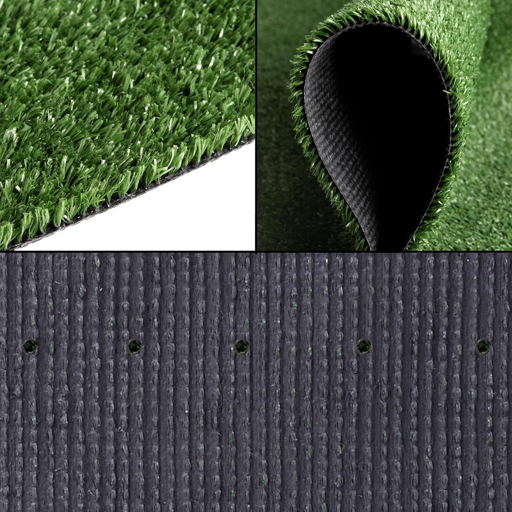 Primeturf Artificial Grass 1X10M Synthetic Fake Turf Plastic Olive Plant Lawn 17mm