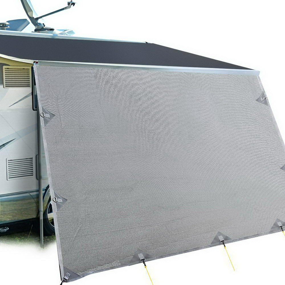 Weisshorn Caravan Roll Out Awning 4.6 x 1.8m - Grey