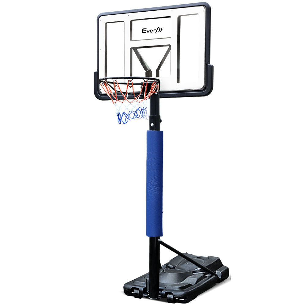 Everfit 3.05M Portable Basketball Stand System Height Adjustable Blue