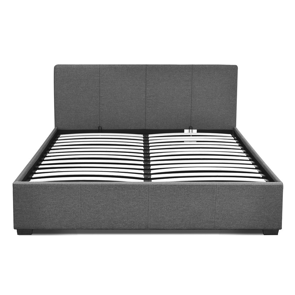 Artiss Nino Bed Frame Fabric - Grey Double