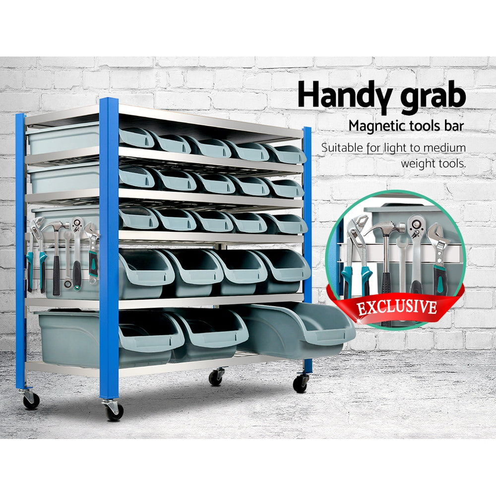 Giantz 22 Storage Bin Rack Stand