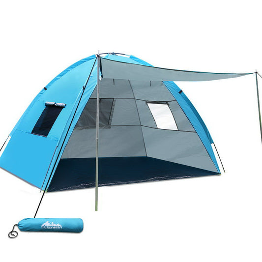 Weisshorn 2-4 Person Camping Tent - Blue