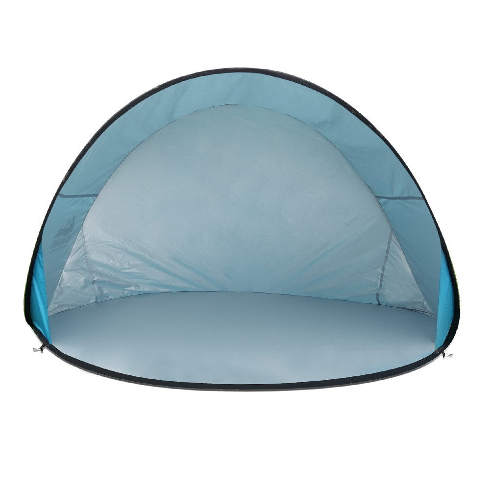 Weisshorn 3 Person Portable Pop Up Camping Tent - Blue