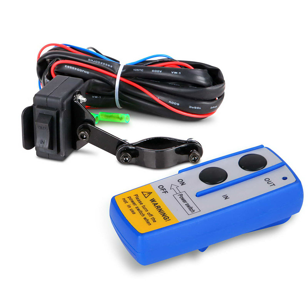Giantz 12V Wireless Electric Winch Remote with Steel Cable