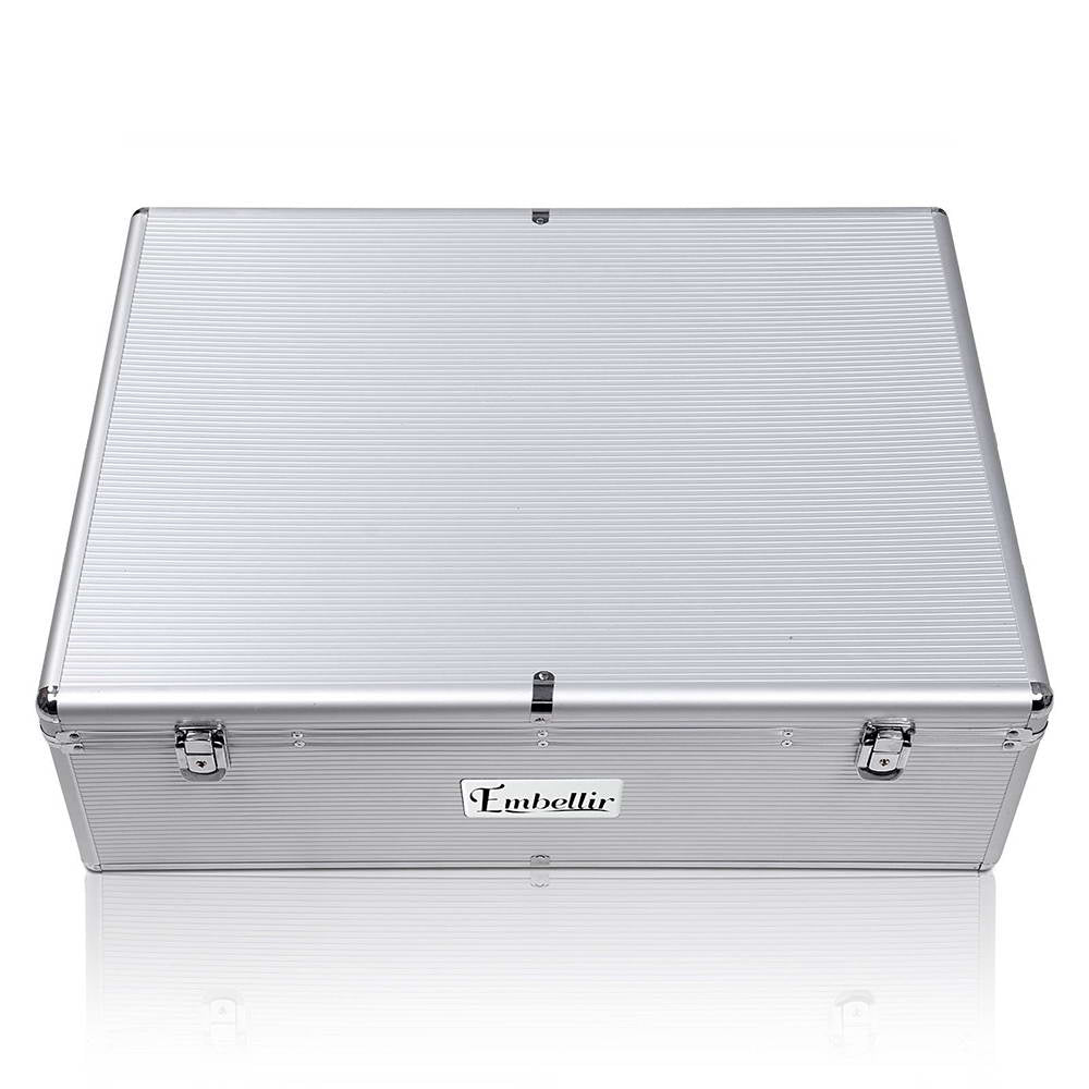 Embellir 1000 Disc Aluminium Storage Box - Silver