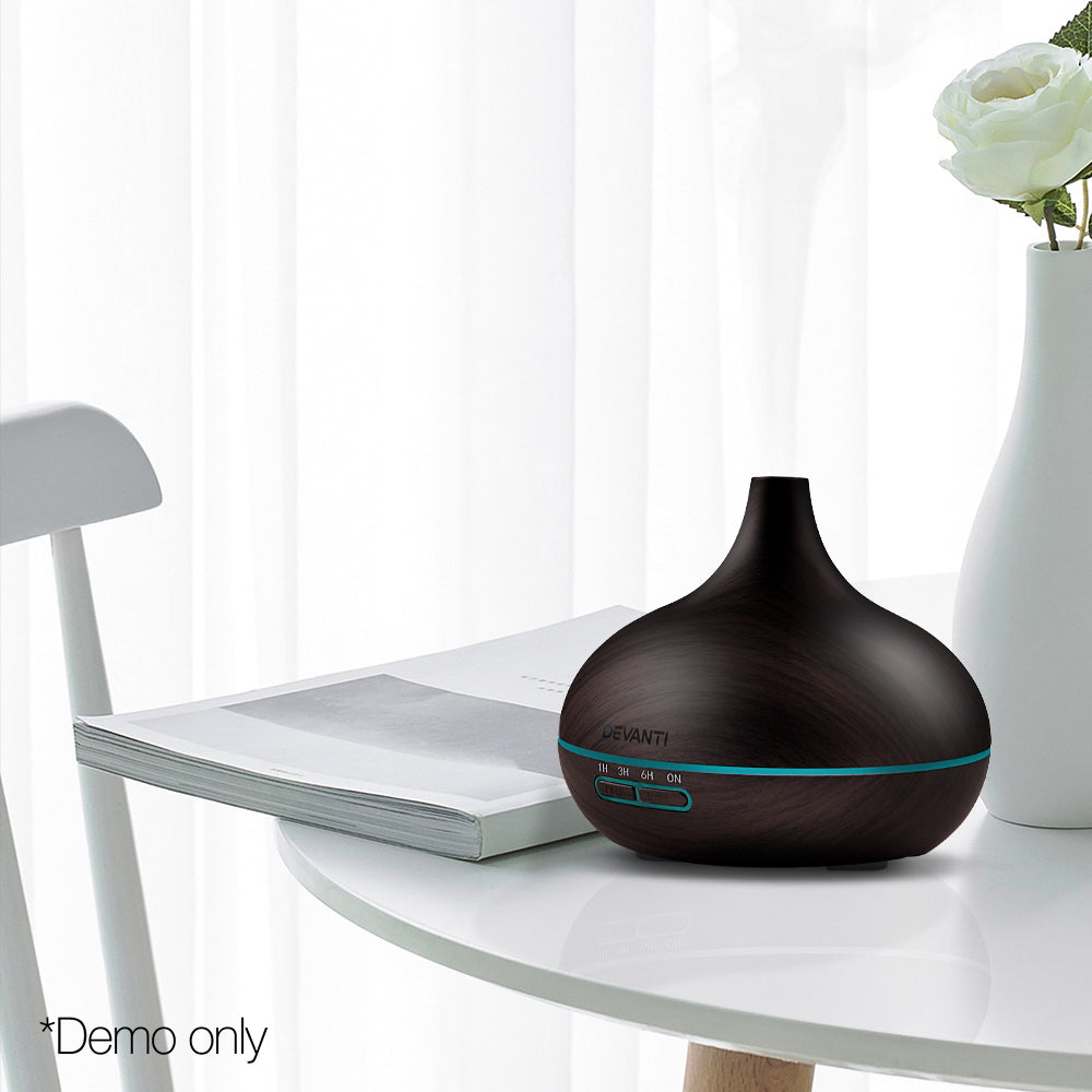 300ml 4-in-1 Aroma Diffuser Dark Wood