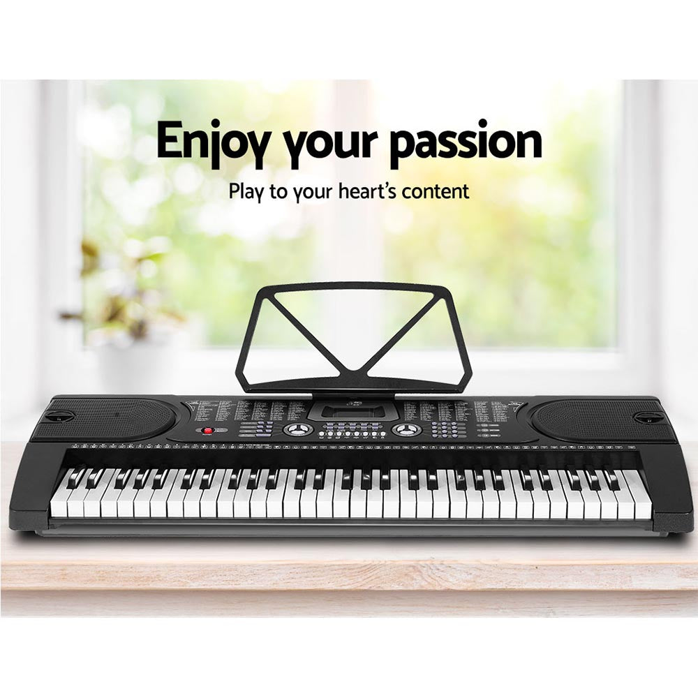 ALPHA 61 Keys LED Electronic Piano Keyboard