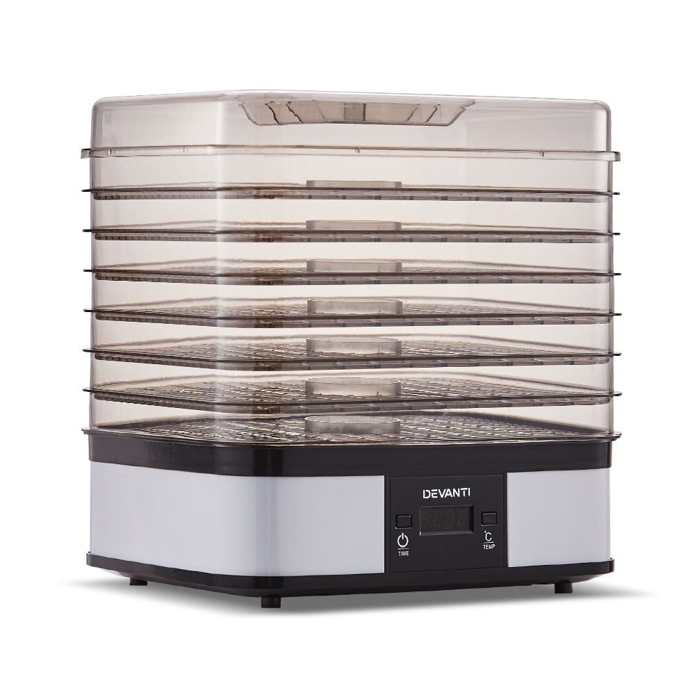 Devanti Food Dehydrator with 7 Trays - White