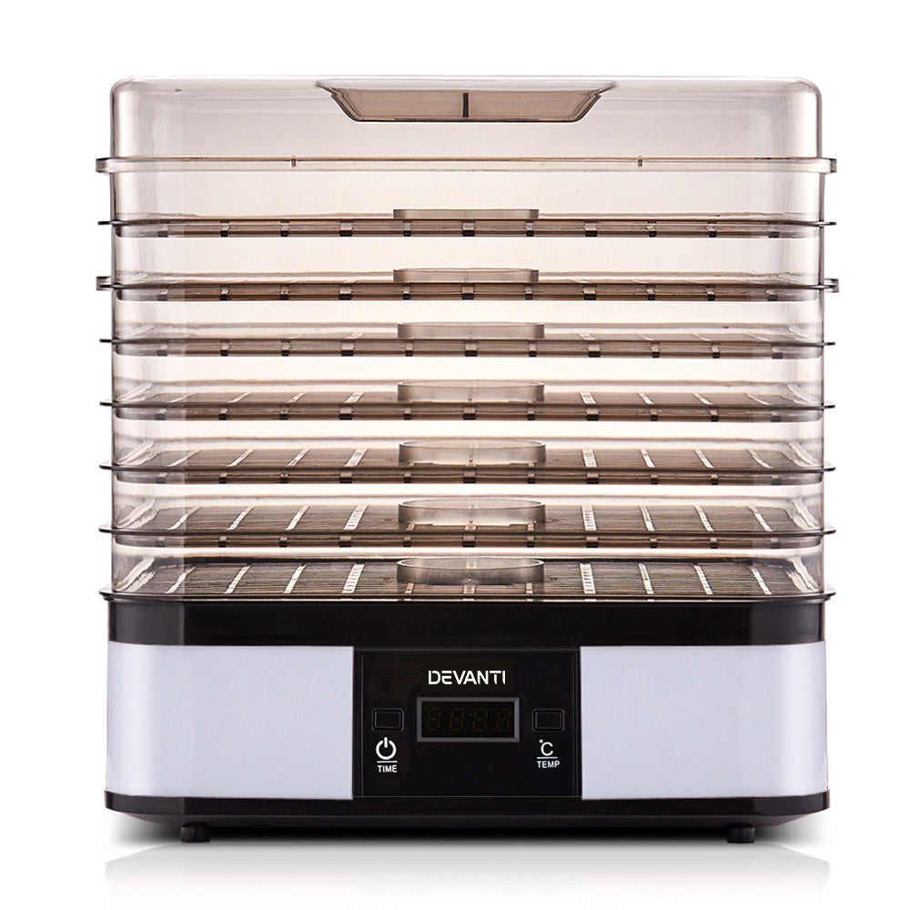 Devanti Food Dehydrator with 7 Trays - White