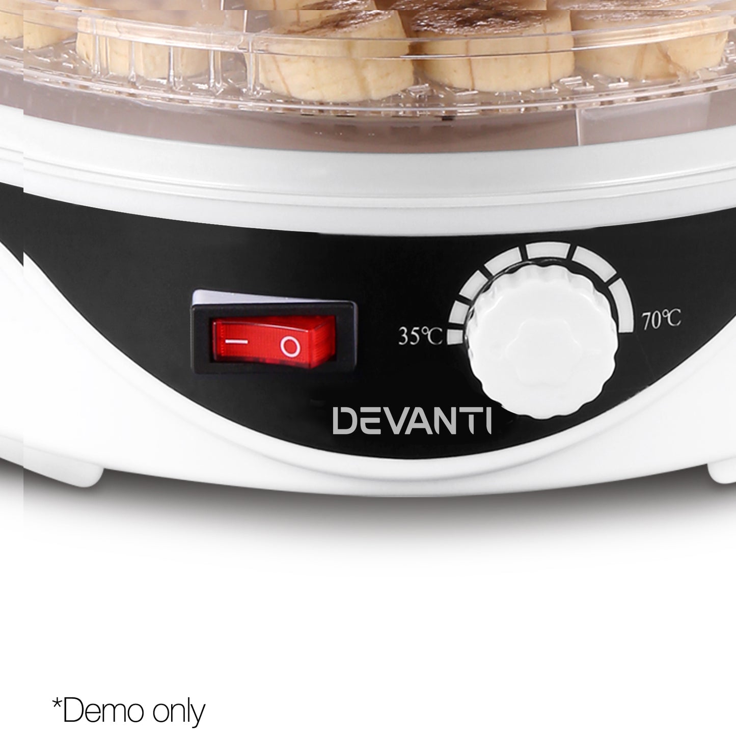 Devanti Food Dehydrator with 5 Trays - White