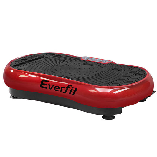 Everfit Vibration Machine Plate Platform Body Shaper Home Gym Fitness Maroon