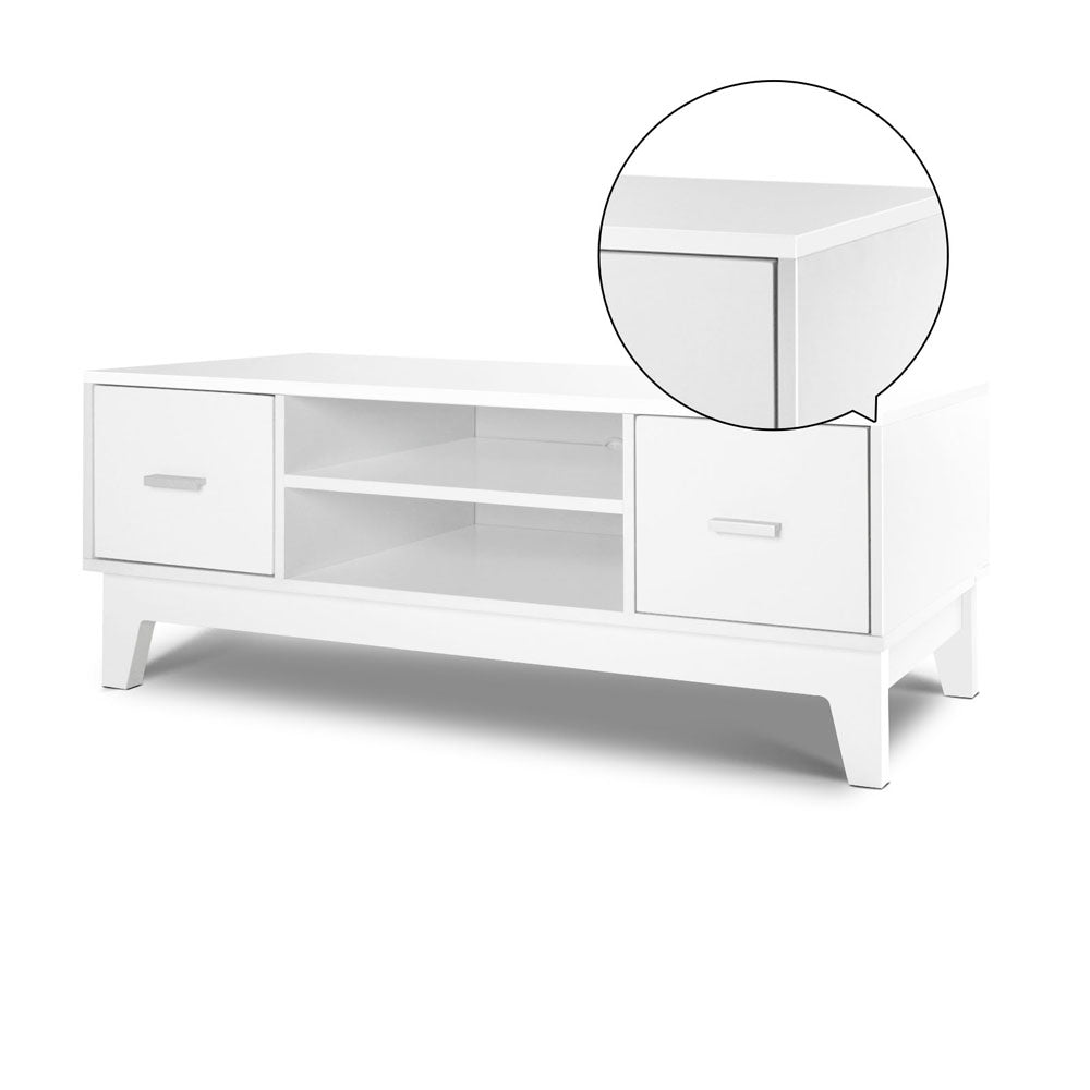 Artiss Entertainment Unit with Cabinets - White