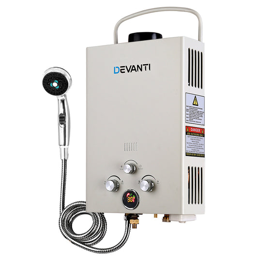 Devanti Portable Gas Hot Water Heater and Shower