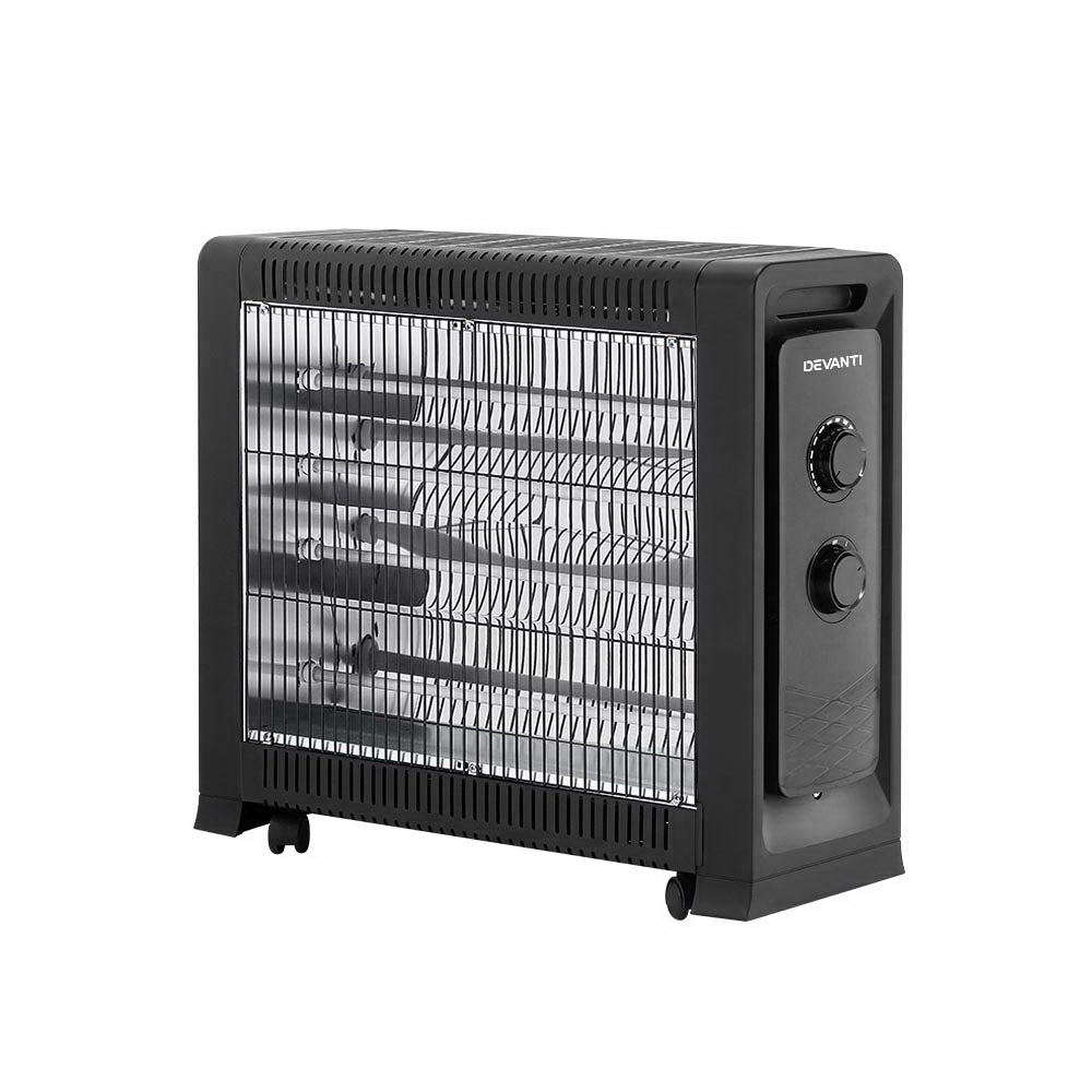 Devanti 2200W Electric Infrared Radiant Convection Panel Heater Portable