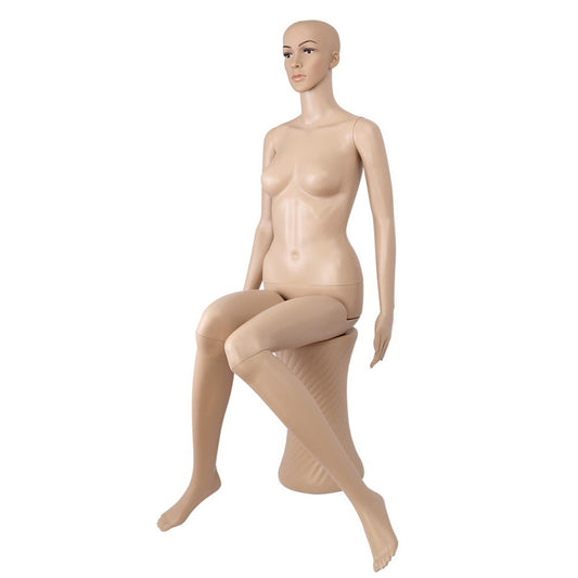 130cm Tall Full Body Female Mannequin Sitting