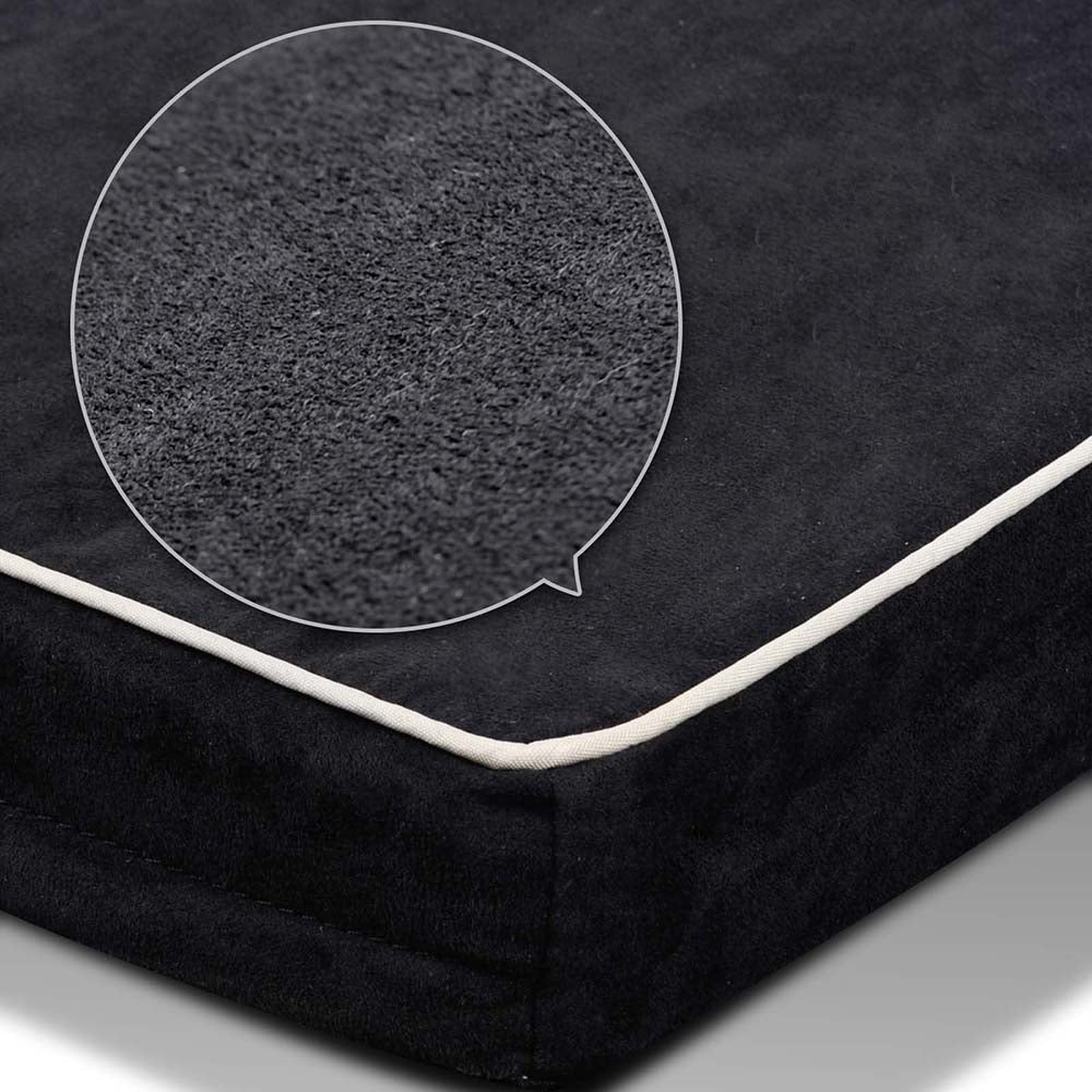 i.Pet Single Soft Pet Mattress - Black