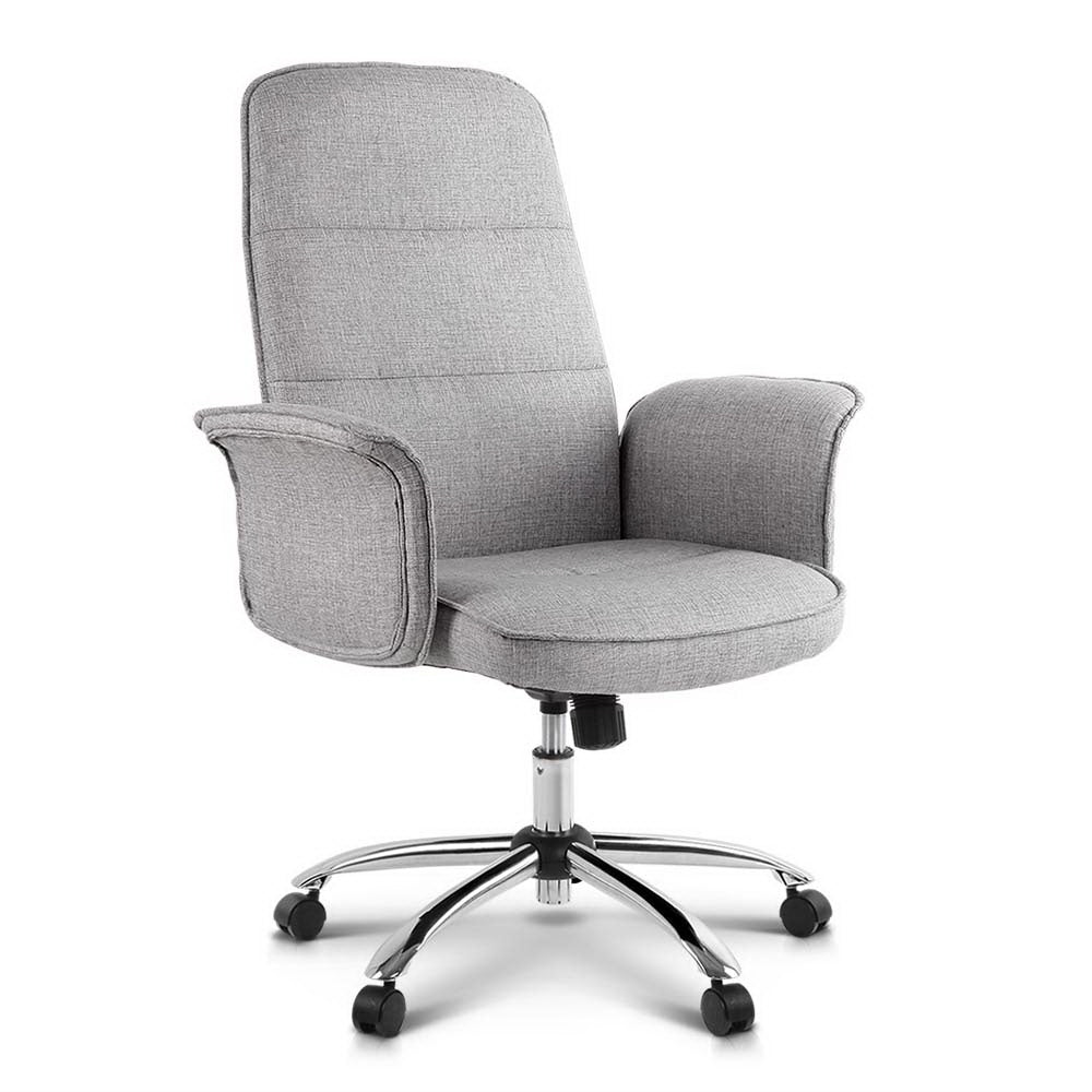 Fabric Office Desk Chair - Grey