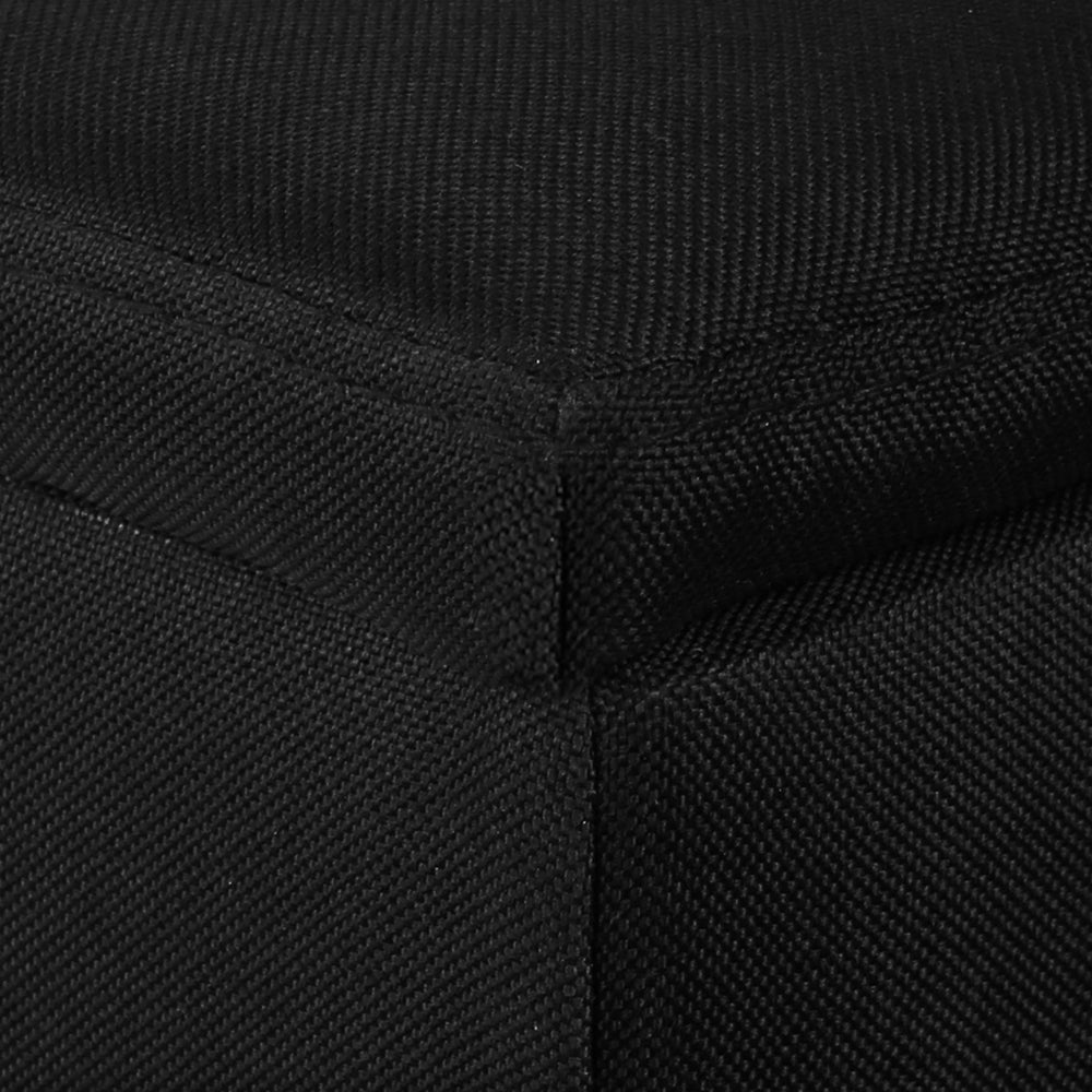 Artiss Large Fabric Storage Ottoman - Black