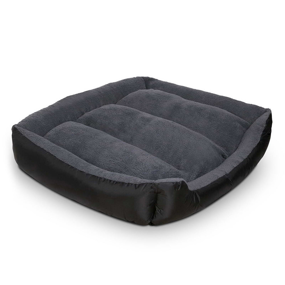 i.Pet Large Fleece Washable Pet Bed - Grey