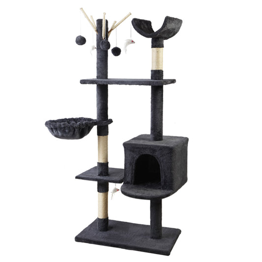 i.Pet Cat Tree Trees Scratching Post Scratcher Toys Condo House Furniture Wood