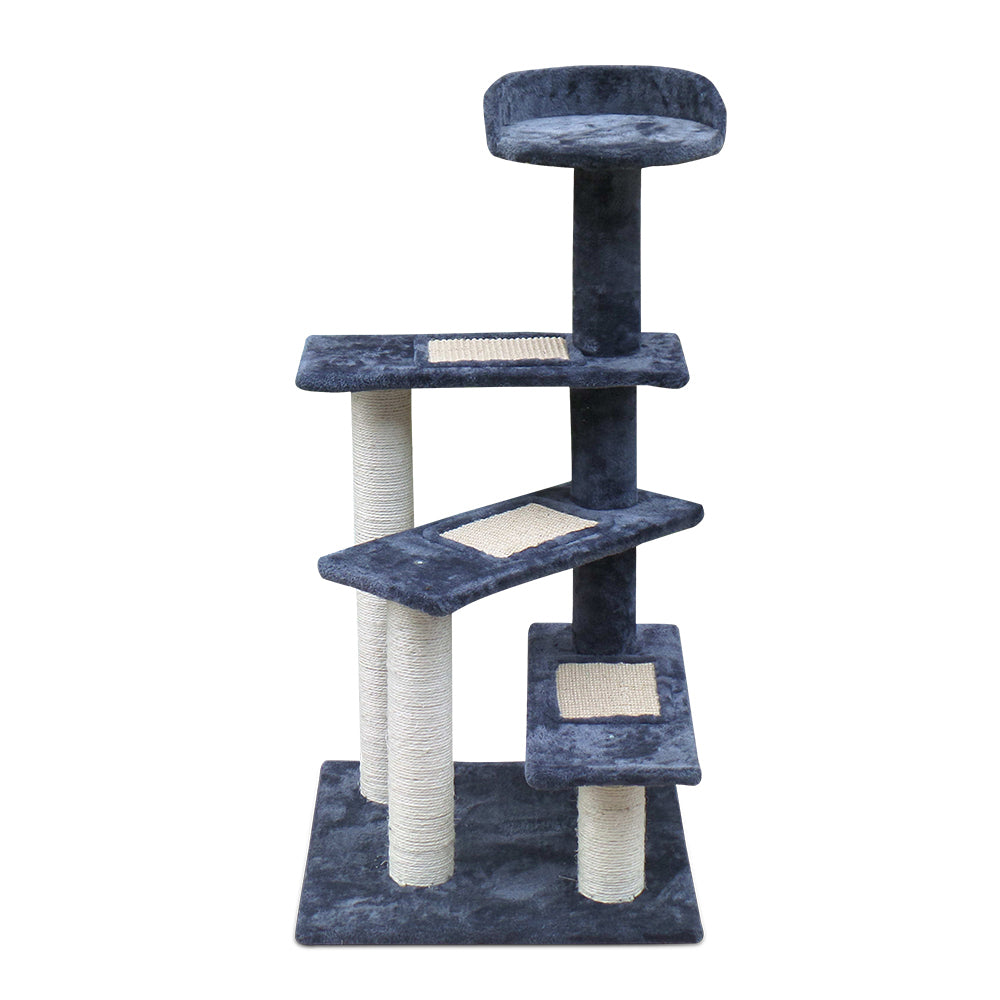 i.Pet 100cm Multi Level Cat Scratching Tree - Grey