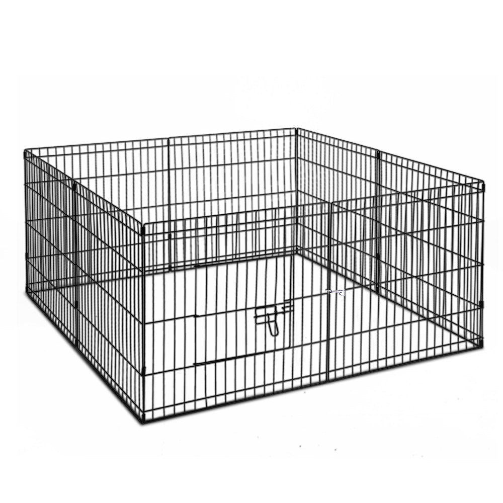 i.Pet 24" 8 Panel Pet Dog Playpen Puppy Exercise Cage Enclosure Play Pen Fence