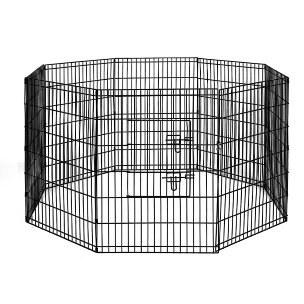 i.Pet 36 8 Panel Pet Dog Playpen Puppy Exercise Cage Enclosure Play Pen Fence