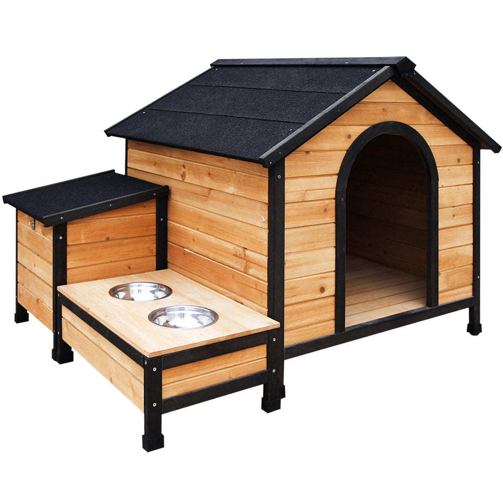 i.Pet Extra Large Wooden Pet Kennel with Storage