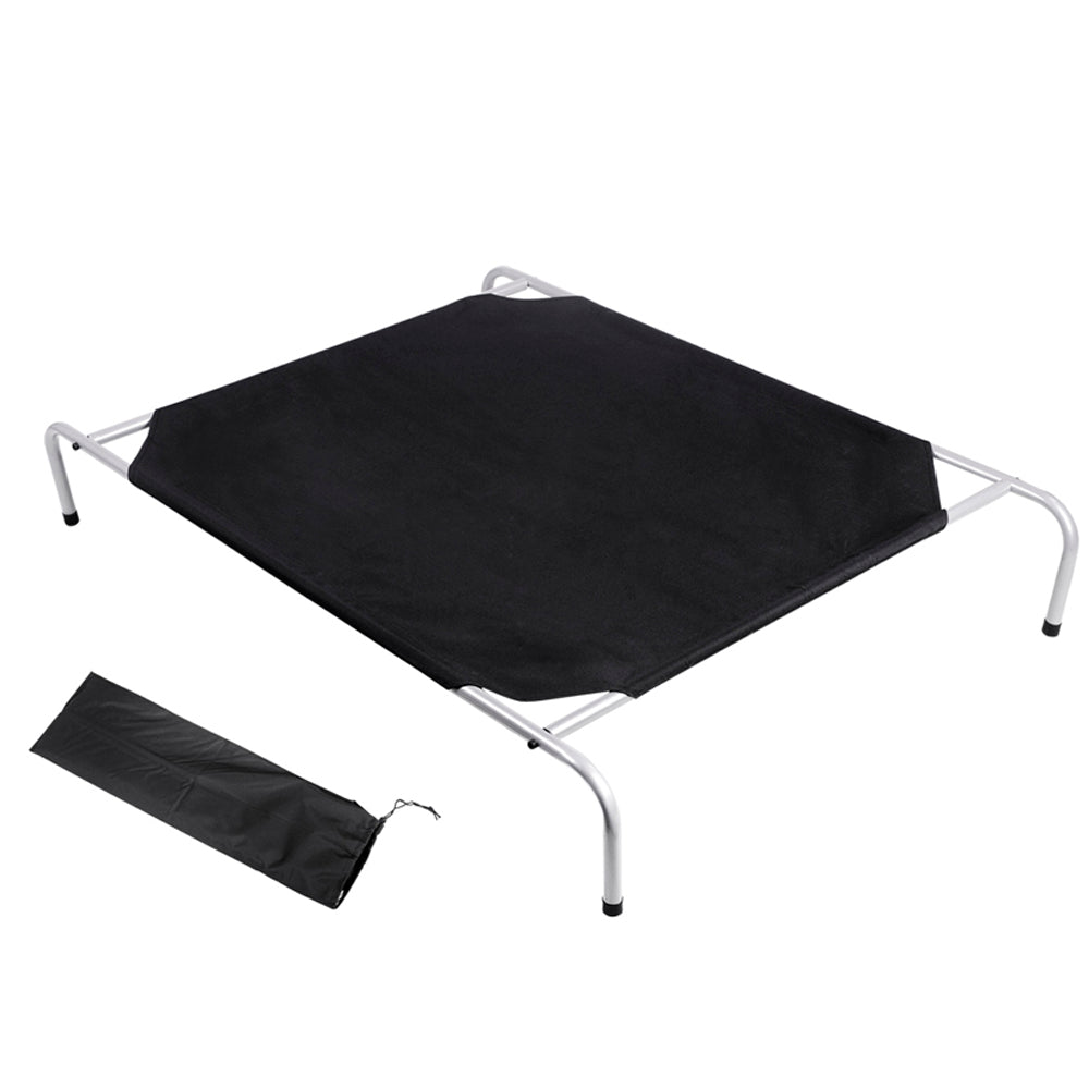 i.Pet Extra Large Canvash Heavy Duty Pet Trampoline - Black