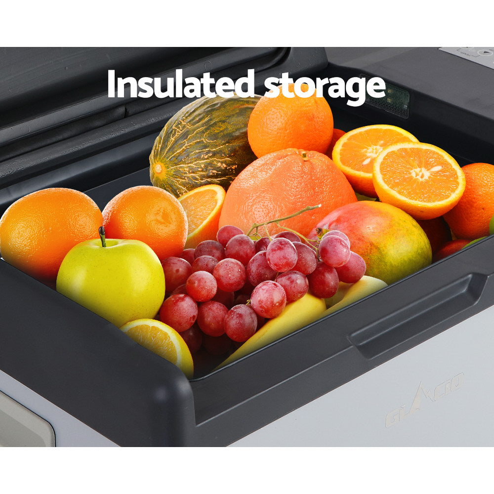 Glacio 20L Portable Fridge & Freezer Grey