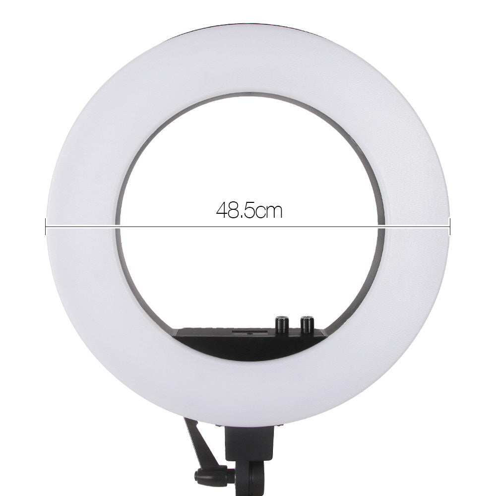 Embellir 19"" 5600K LED Ring Light With Stand Dimmable Diva For Phone Camera DSLR