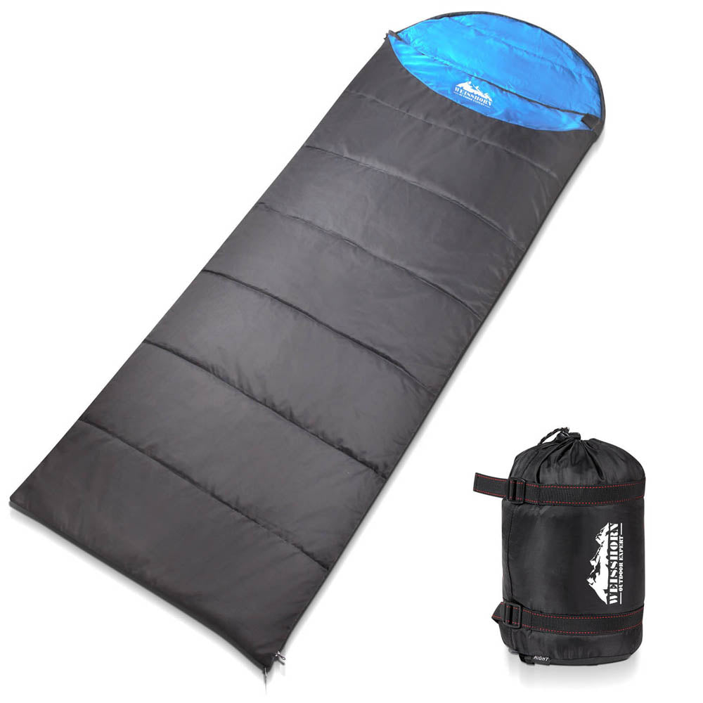 Weisshorn Single Thermal Micro Compact Sleeping Bag - Blue & Grey